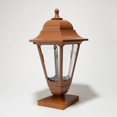 Coach lantern oak light